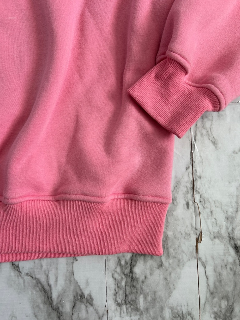 Pink Women's Graphic Crewneck Sweatshirt - Inspirational Back Text - Picture 9 of 12